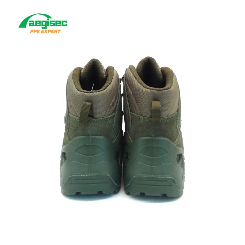AEGISEC jungle boots cow suede desert boots men shoes slip resistant PU sole tactical desert boot for men