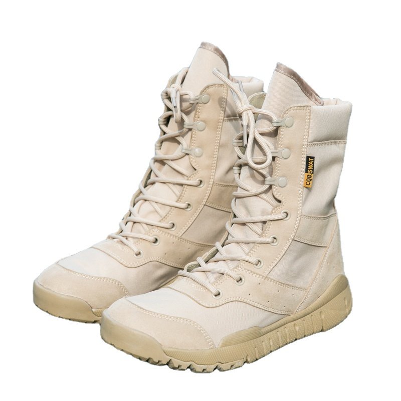 2022 new design fashion shoes outdoor Desert boot Hiking Tactical men's Boots
