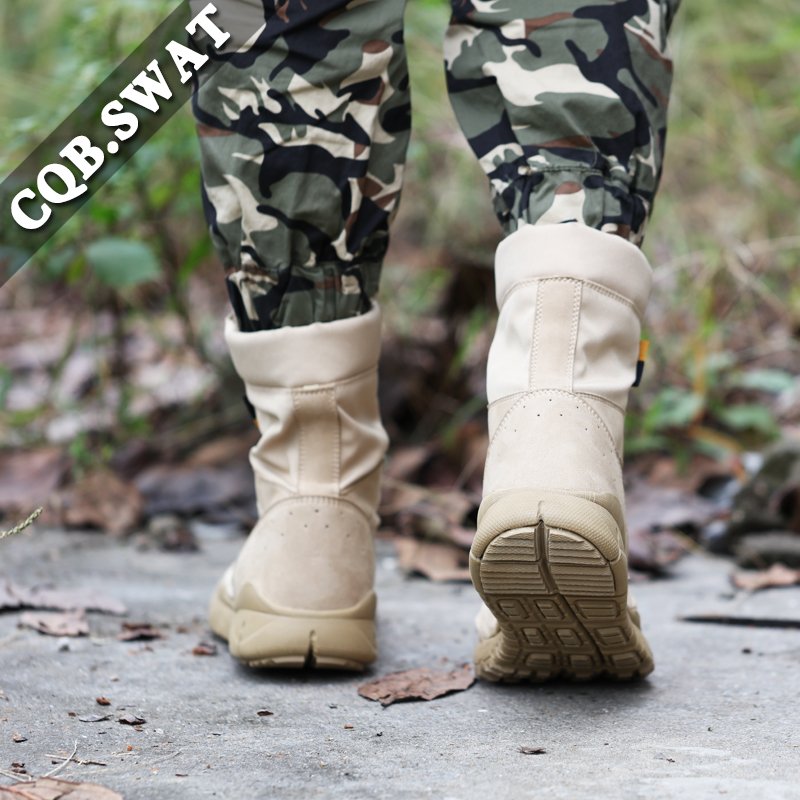 2022 new design fashion shoes outdoor Desert boot Hiking Tactical men's Boots
