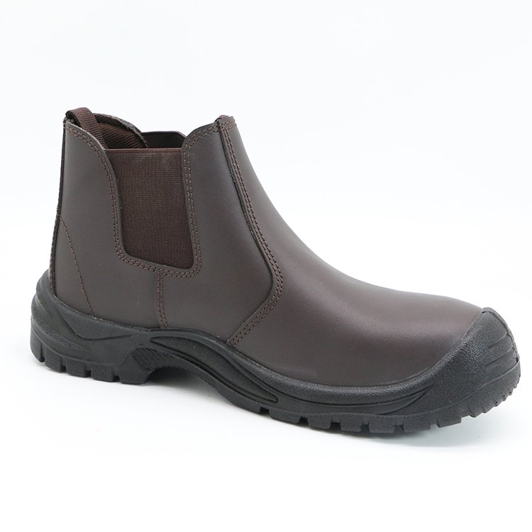 Chelsa genuine leather high quality good price water resistant safety boot work shoes steel toe