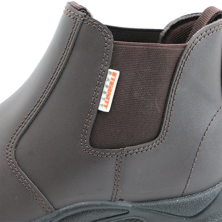 Chelsa genuine leather high quality good price water resistant safety boot work shoes steel toe