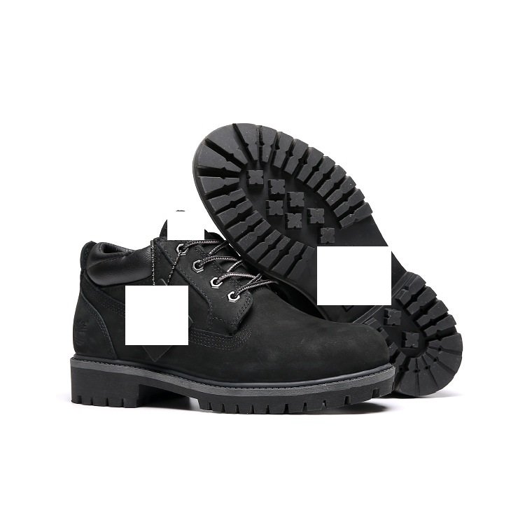 Classic Yellow and Black High-Top Martin Boots for Men and Women First Layer Cowhide Winter Running Shoes Thick-Soled Outdoor
