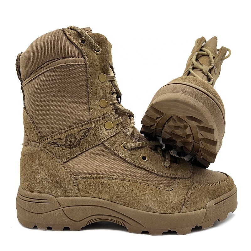 Wholesale Suede Outdoor Hiking Boot Leather Desert Boots Training Mens Tactical Boots for Men Safety Shoes