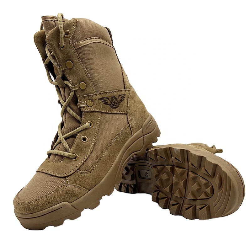 Wholesale Suede Outdoor Hiking Boot Leather Desert Boots Training Mens Tactical Boots for Men Safety Shoes