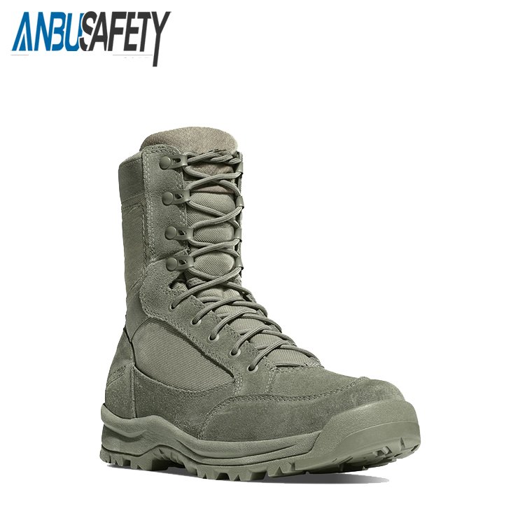 Brown waterproof shoes leather desert tactical boots