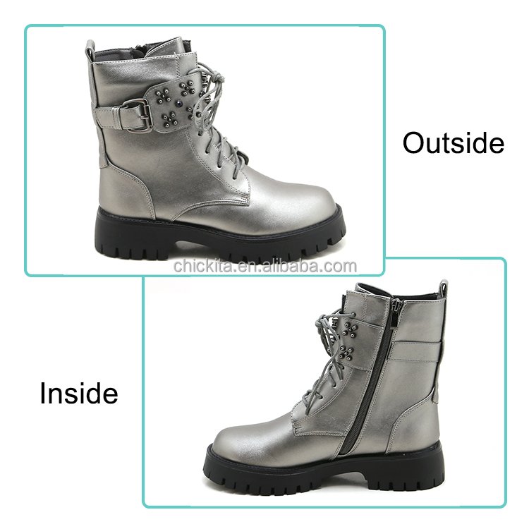Chickita 2022 New Arrival Wholesales Black Panel Ankle Boots Gorgeous Riding Footwear