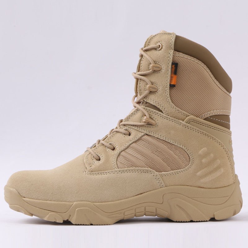 Mid Waterproof Climbing Boots for Men Lightweight Breathable Outdoor Hiking Shoes