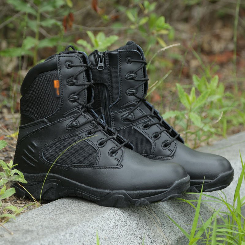 Mid Waterproof Climbing Boots for Men Lightweight Breathable Outdoor Hiking Shoes