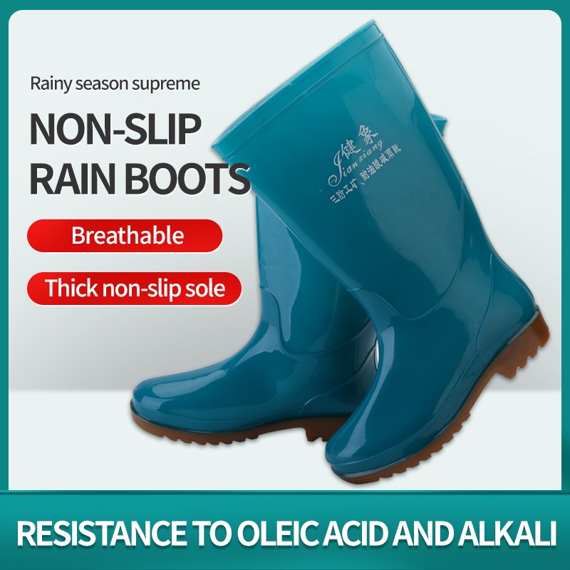 Universal Gumboots rain boots PVC Shoes Rain Boots Women Men Quick Drying Warmth Durable Customize PVC For Adult