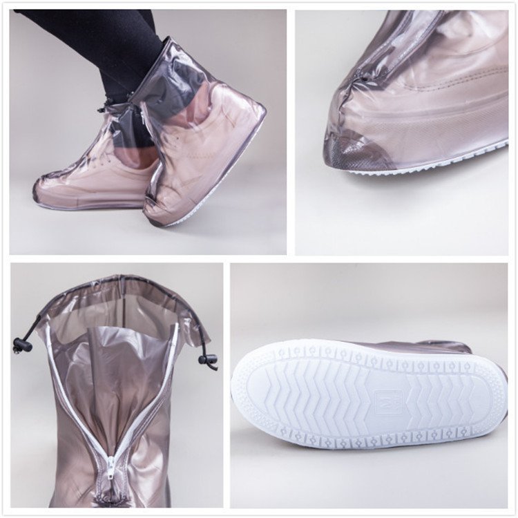 Cycling Outdoor Plastic Rain Shoe Covers Shoe Cover for Rain Hot Sale Reusable PVC High Quality Waterproof Ankle Boot