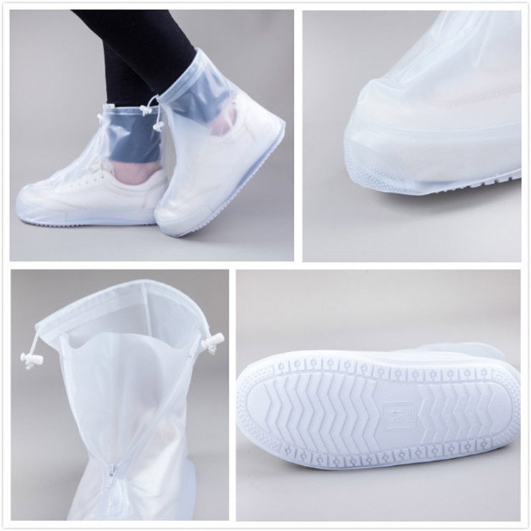 Cycling Outdoor Plastic Rain Shoe Covers Shoe Cover for Rain Hot Sale Reusable PVC High Quality Waterproof Ankle Boot