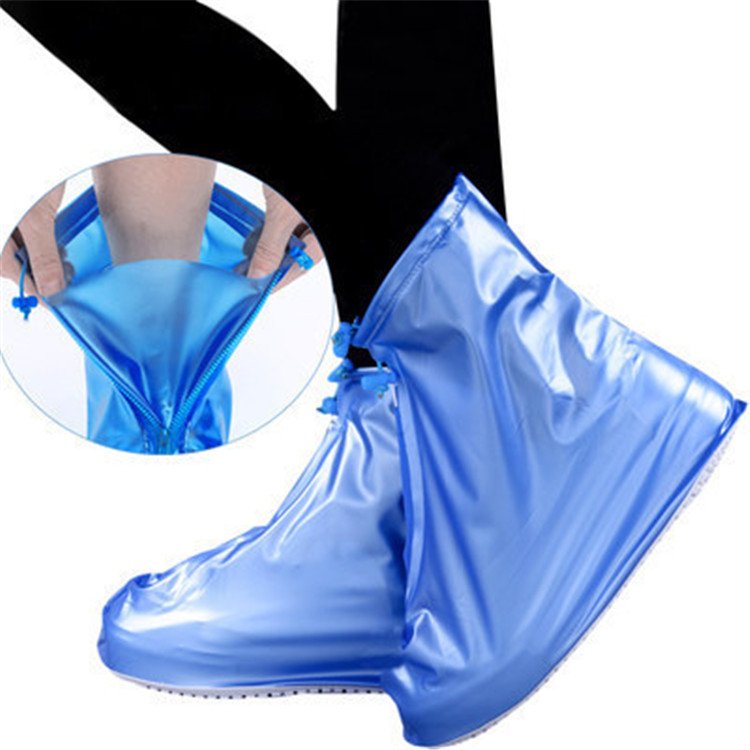 Cycling Outdoor Plastic Rain Shoe Covers Shoe Cover for Rain Hot Sale Reusable PVC High Quality Waterproof Ankle Boot