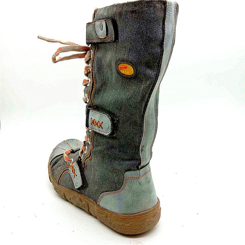The New Arrival Large Size Loose Thick Thick Inner Women's Snow Boots Genuine Leather