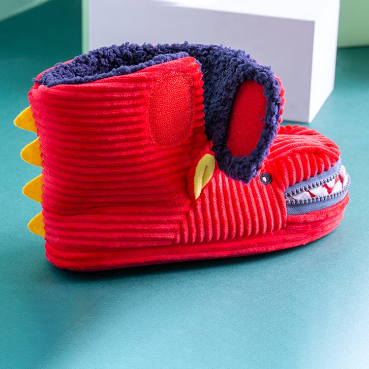 Children safety shoes cartoon animal thickening thermal boots
