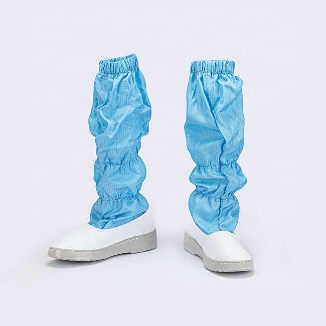 Long Boot Leg Anti-static Safety Shoes Workshop ESD Work pink Shoes Boots For Electronics Industry Cleanroom