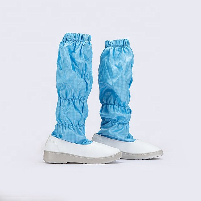 Long Boot Leg Anti-static Safety Shoes Workshop ESD Work pink Shoes Boots For Electronics Industry Cleanroom