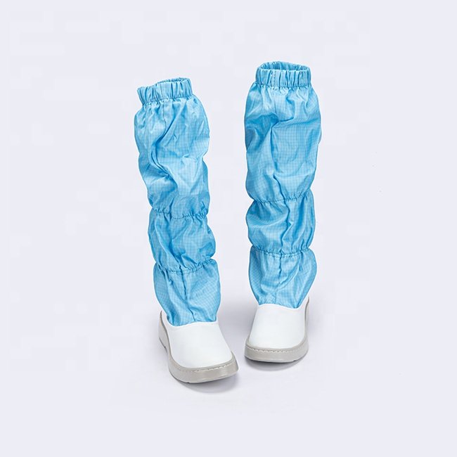 Long Boot Leg Anti-static Safety Shoes Workshop ESD Work pink Shoes Boots For Electronics Industry Cleanroom