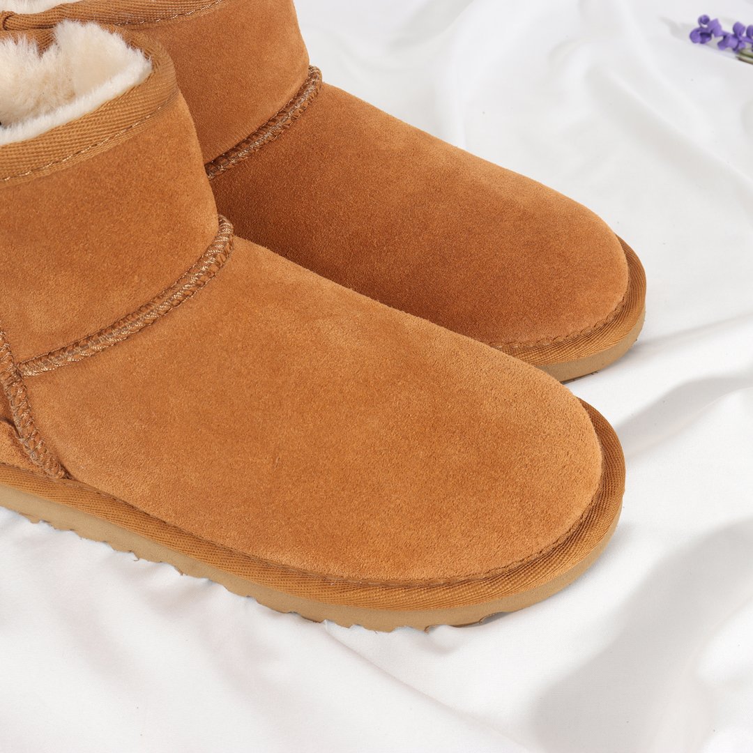 QY7263 2024 The new hot designer multi-color winter leather snow boots for women and children