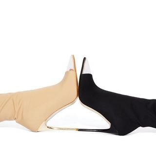 Elastic Band Women Leather Shoes Winter Pvc Spring Anti Heel Girl Item Style Outdoor
