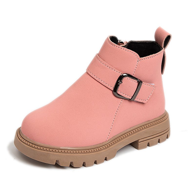 Kids boots casual red winter shoes soft dress shoes kids 2017
