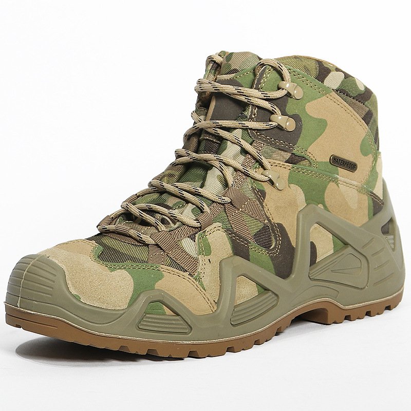 China Manufacturers Outdoor Hiking Climbing Boots Men's Combat Boots Waterproof Tactical boots