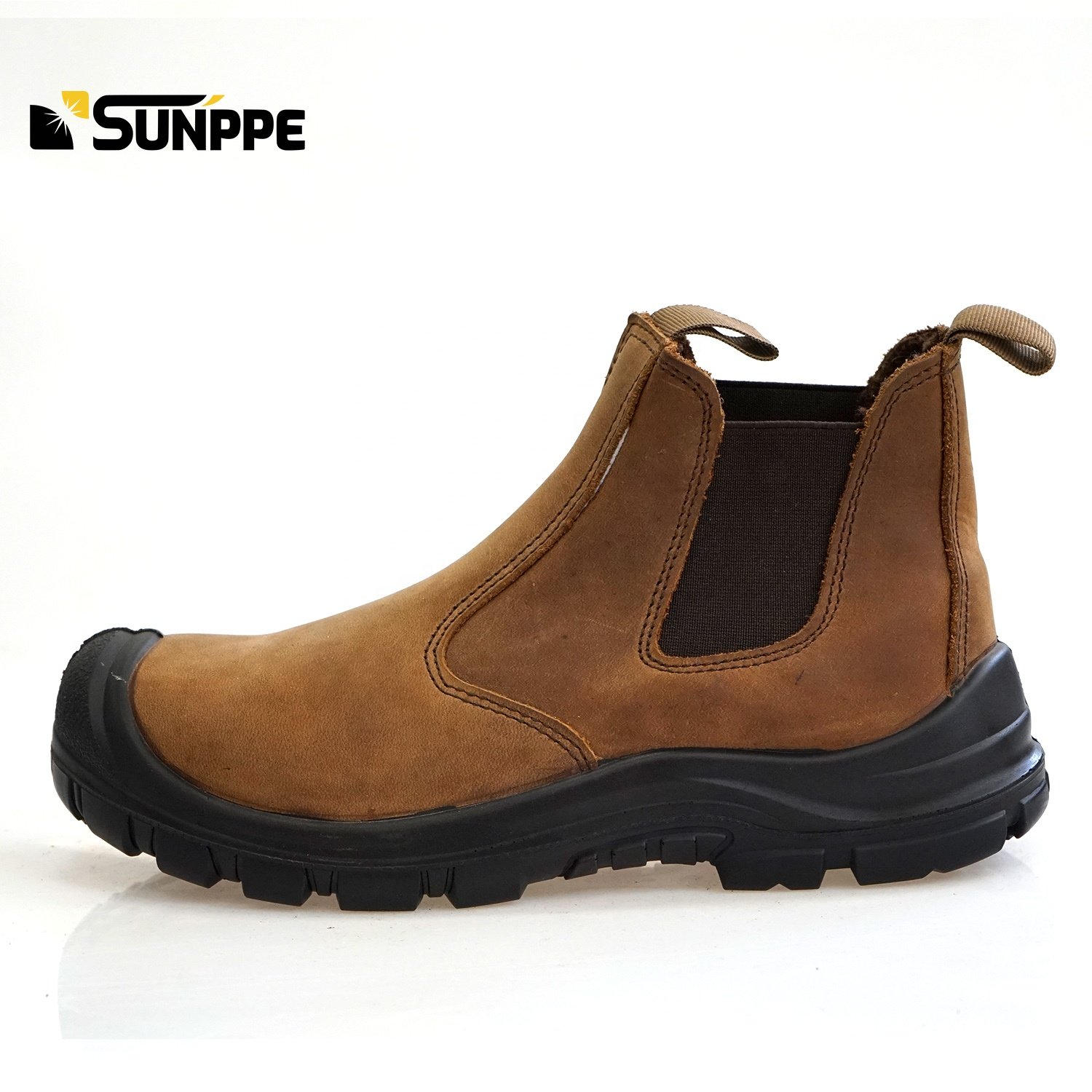 Newstyle Genuine Leather Chelsea work casual sports low cut woman engineering expensive working safety boots for men