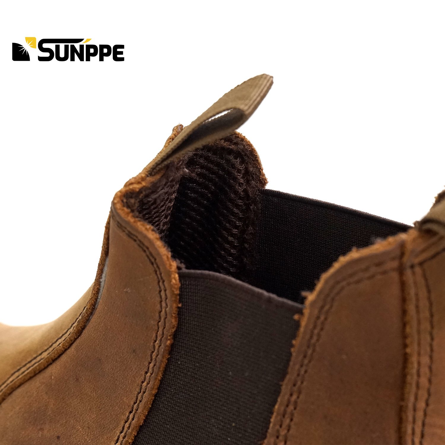Newstyle Genuine Leather Chelsea work casual sports low cut woman engineering expensive working safety boots for men