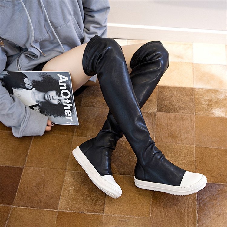 The Knee Platform Thick Soled Women's Boots Women Shoes 2023 Spring Winter Boots