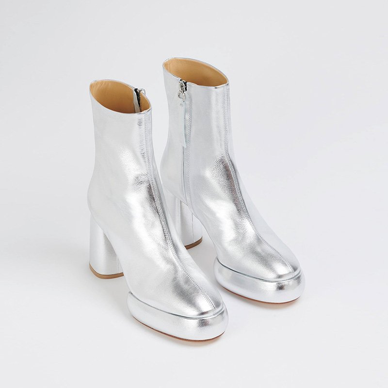 OEM/ODM Women Shoe Designer Fashion Ladies Slip-on Zipper Chunky Heel Ankle Boots Shoes Customized Platform Ankle Boots Women