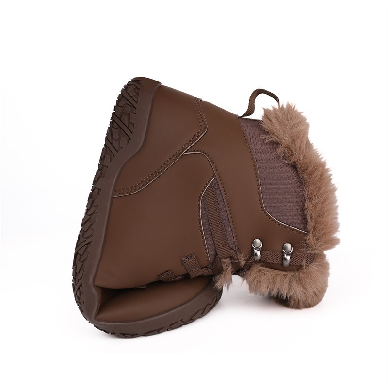 Custom Logo Lightweight Winter Microfiber Leather Anti-slip High Top Work Boots Hiking Boots Trekking Barefoot Shoes