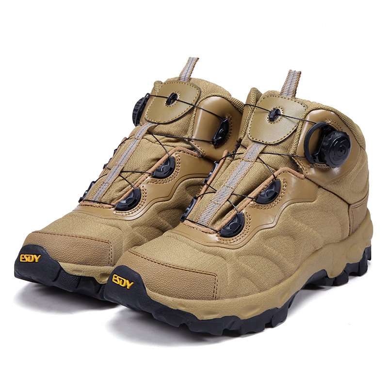 Leather Mid Cut Under Armour Black Mens Tactical Ankle Desert Steel Toe Safety Black Combat Hiking Shoes Boots For Men Women