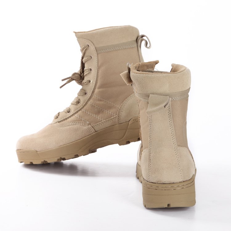 New Design Custom Combat Boots Hiking Boots With Zipper
