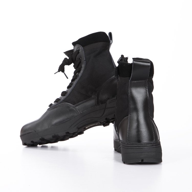 New Design Custom Combat Boots Hiking Boots With Zipper