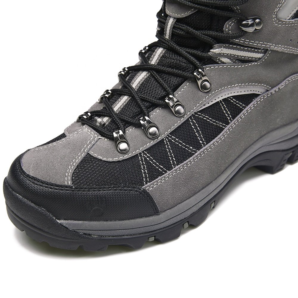 XINXING Factory Black Boots Tactical Split Leather Rubber Sole Combat Training Boots