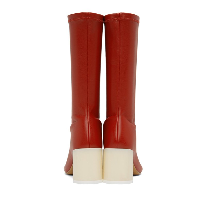 2024 Custom Logo Women Long Boots Shoes Chunky Round Heel Design Lady Luxury Knee High Boots Elegant High Heel Thigh High Boots