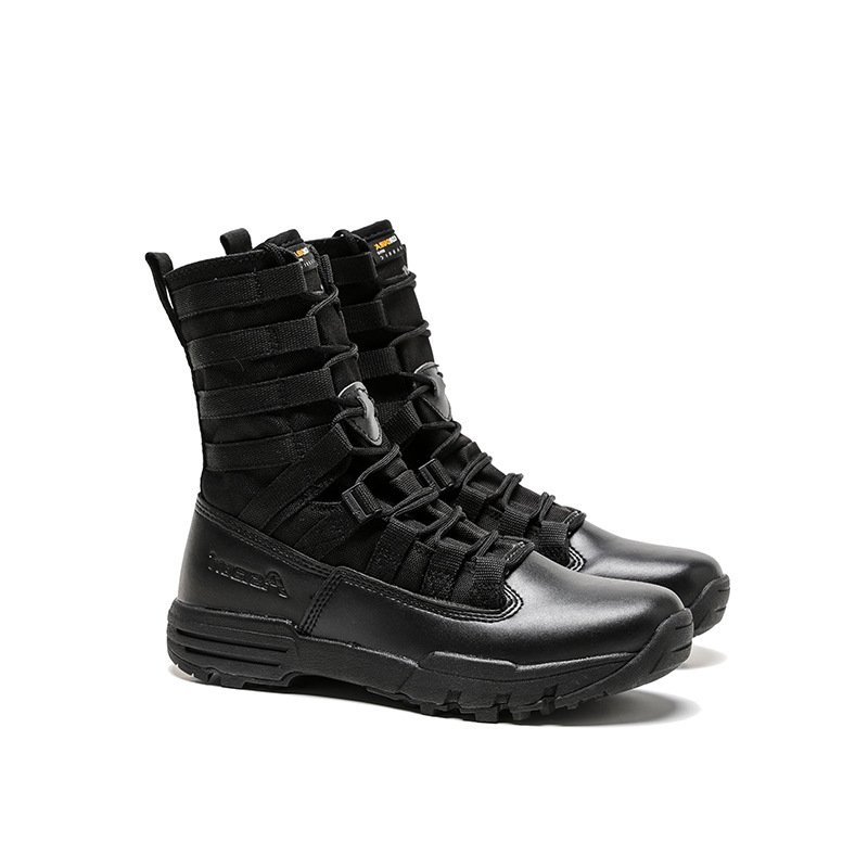 Hot Selling Martin Boots Men High Top Men Leather Boots Wool Warm Cotton Shoes Steel Toe Outdoor Training Boots Safety Shoes