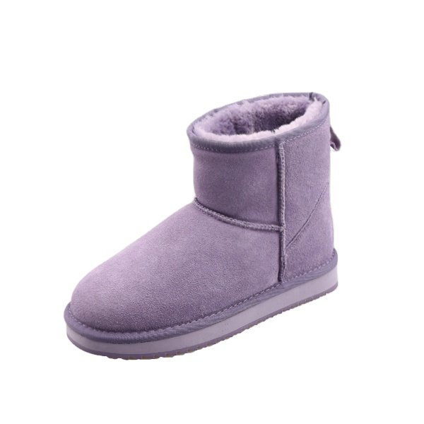 BSCI ugh classic short cow suede winter women ankle snow sheepskin fur australian boots