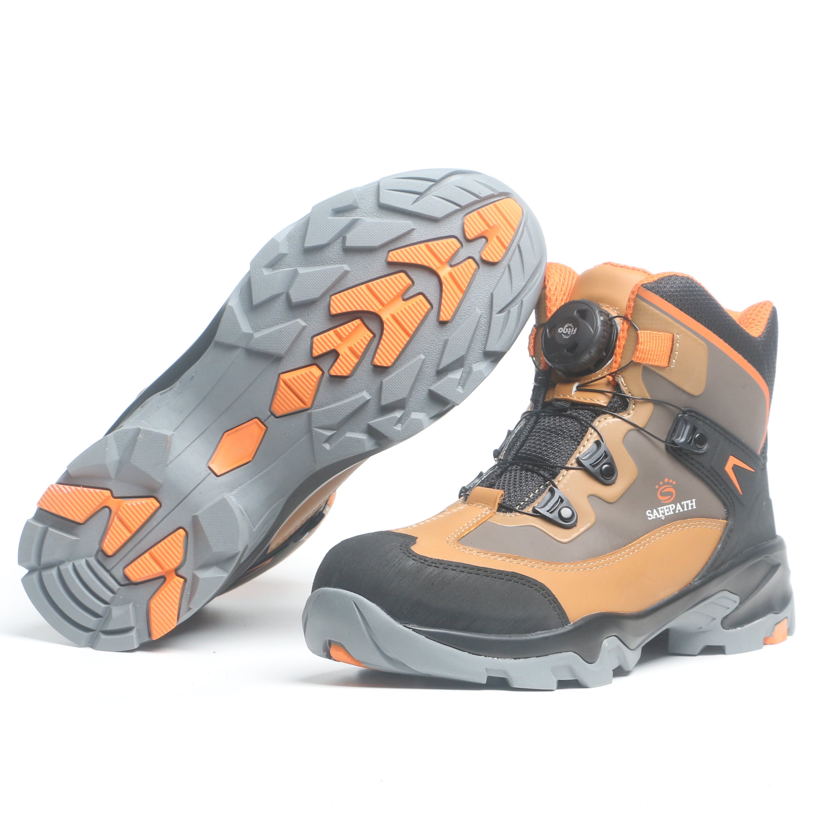 HRO S3 Rotary Buckle Protective work Boots Waterproof Tactical Boots Steel Toe Safety Boots for men