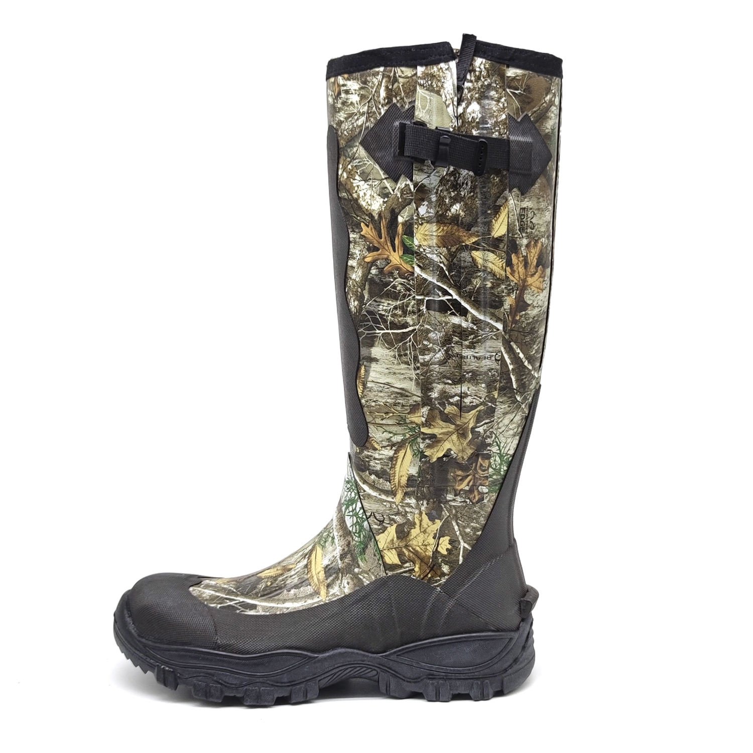 High quality OEM thermal waterproof camo neoprene vulcanized hunting fishing rubber rain boots for men