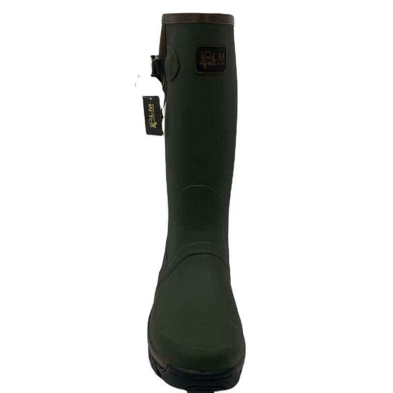 OEM ODM Knee High Waterproof Outdoor Hunting Boots With Buckle