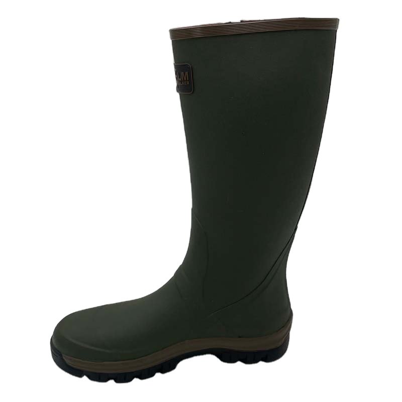 OEM ODM Knee High Waterproof Outdoor Hunting Boots With Buckle