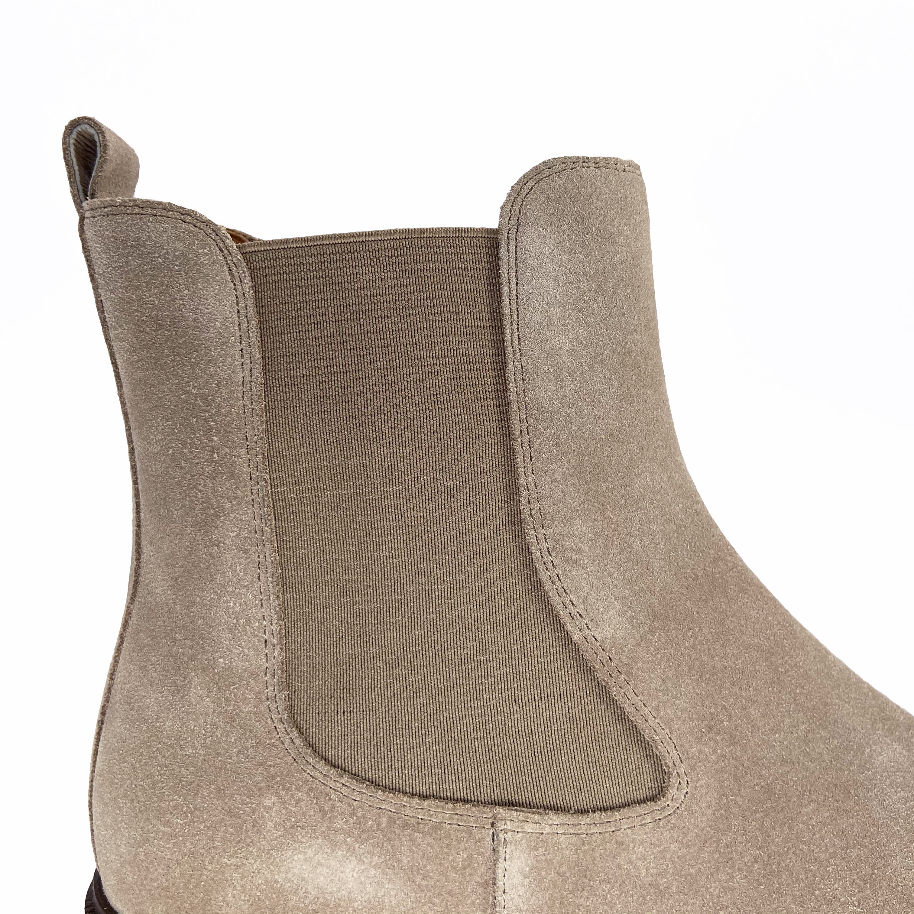 Women`s Custom Leather Casual Brogue Brown Ankle Chelsea Boots Oxford Lady Boots Wholesale