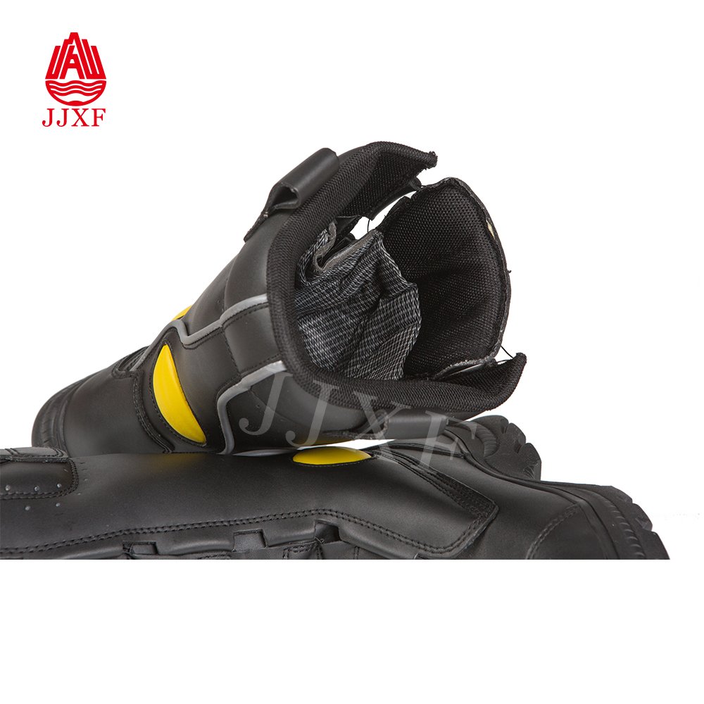 Factory Supply Leather Steel Toe Flame Retardant Fire Proof Boots