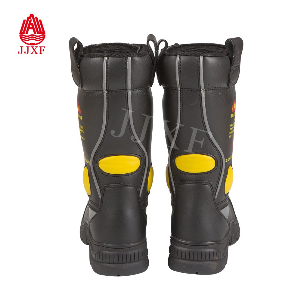 Factory Supply Leather Steel Toe Flame Retardant Fire Proof Boots