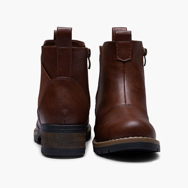 Wholesale price Comfortable Hard-wearing Fashion High-end Ladies Genuine Leather Boots Shoes