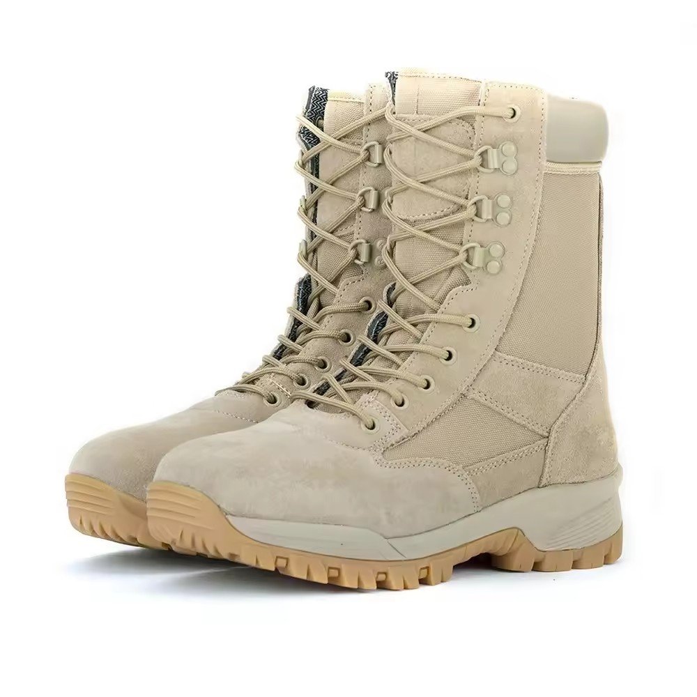 Hot sales Training Outdoor boots men,Comfortable Desert Boots anti-slip, Desert Boots with zipper