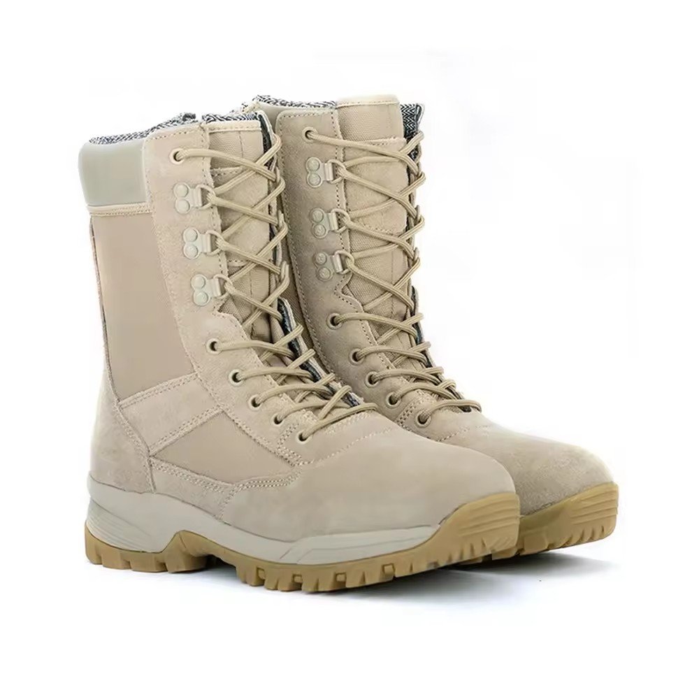 Hot sales Training Outdoor boots men,Comfortable Desert Boots anti-slip, Desert Boots with zipper