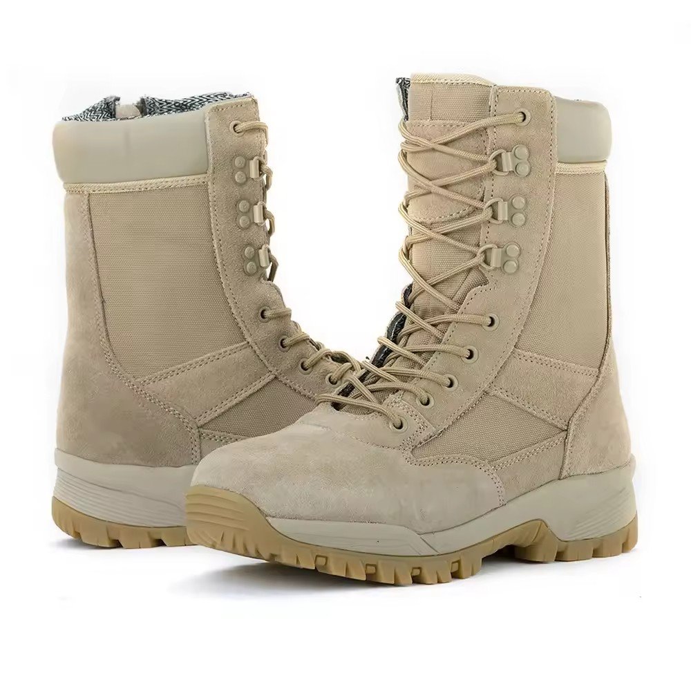 Hot sales Training Outdoor boots men,Comfortable Desert Boots anti-slip, Desert Boots with zipper