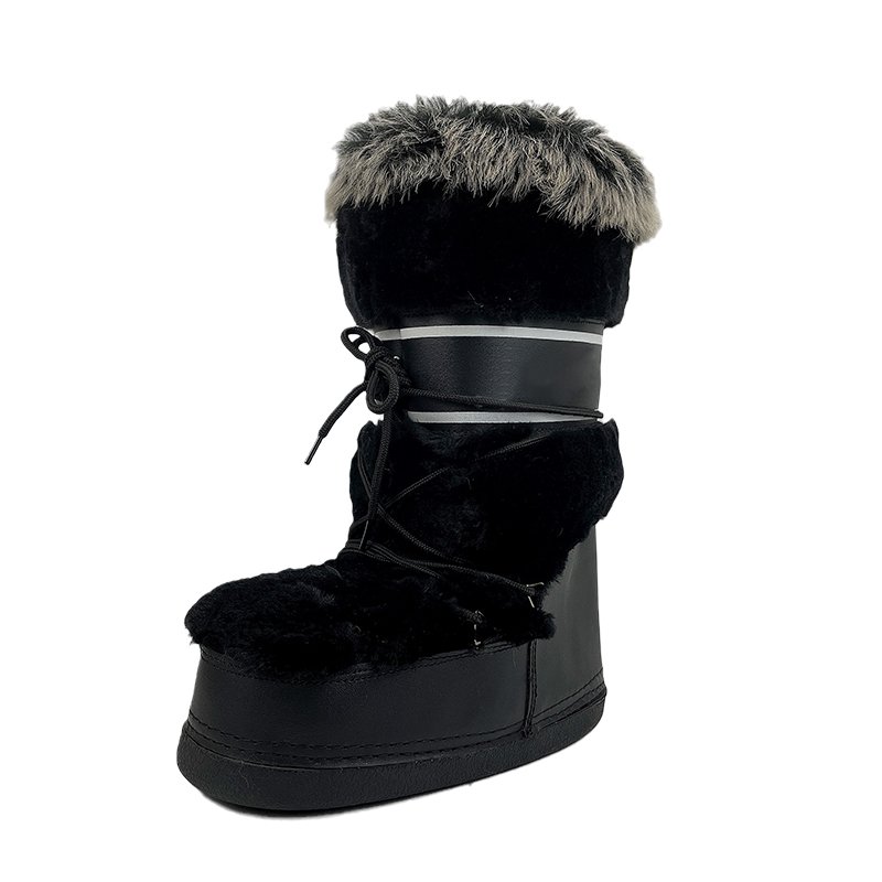 Ladies Fashion Snow Boots Custom Outdoor Woman Winter Boots