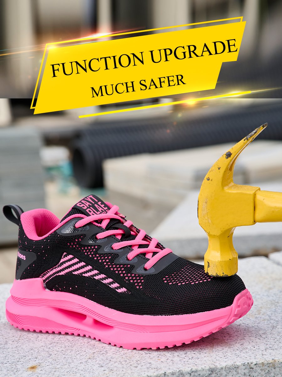 High Quality Insulation 6kv Steel Toe Light Weight Breathable Fashion Women's Industrial Shoes Safety Work Shoes